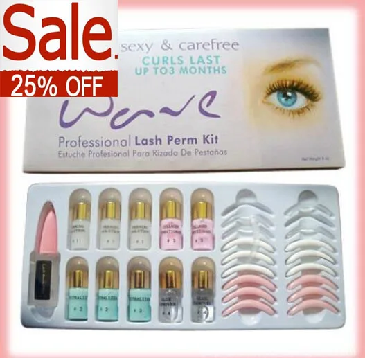o Envio Gratuito de Alta Qualidade Perm Pestana Loção Super Cílios Curling Ondas Kit