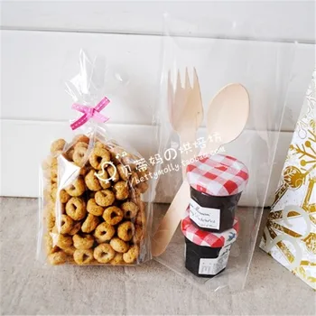 

100 pcs/lot Clear Lollipops Cake Cellophane Bag / Christmas Cookies Bag / Bakery Gifts Packing 12*19CM+4 free shipping