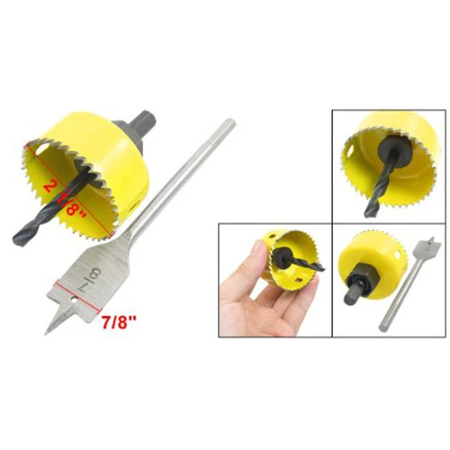 Promotion! Door Knobs 2 1/8" Hole Saw Diameter Wood Bit Drilling Tool