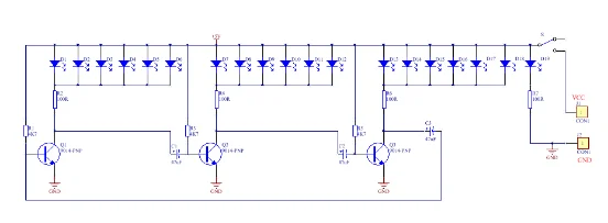 Красочные рождественские diy подарок дерево светодиодные фонари флэш-дерево производство электронных DIY Электронный Обучающий набор деталей Включает чехол