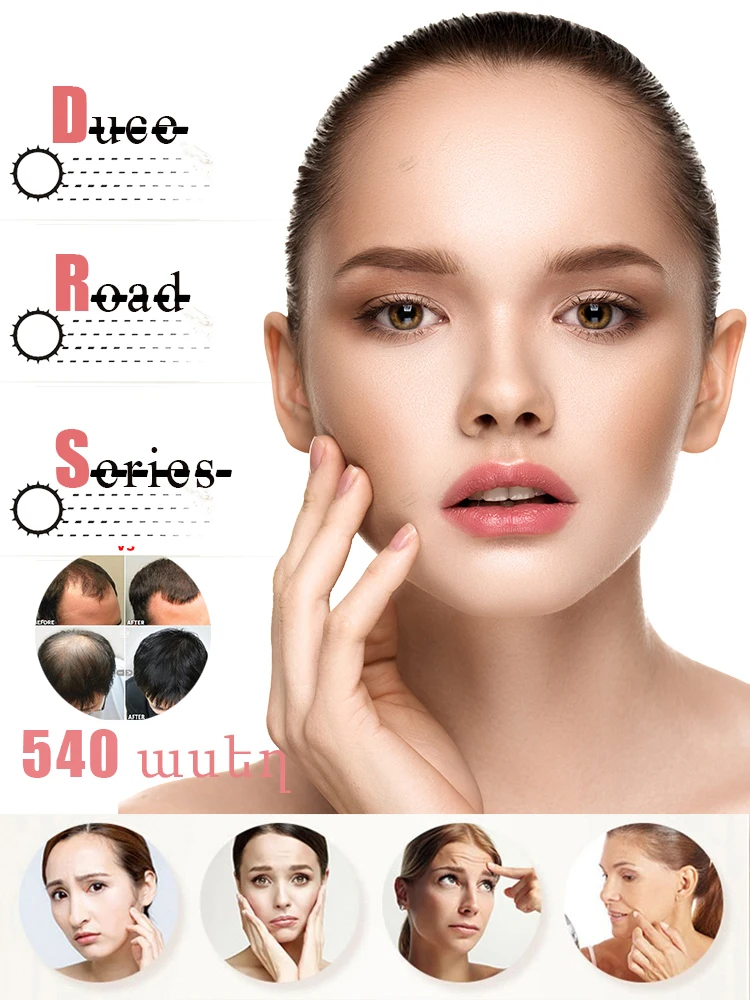 

DRS micro needles Derma roller Needle Rollers in Face Skin Care Tools Hair Regrowth Anti Loss Treatment for skin and body care