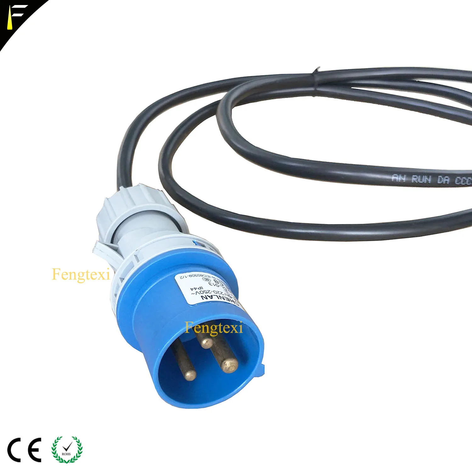 4 шт./лот силовой кабель для сцены 16 А CEE Blue Male IP44 штепсельная вилка питания с
