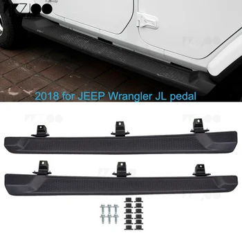 

WZJOO Latest Door Sill Guards for 2018 Jeep Wrangler JL Accessories Entry Guards
