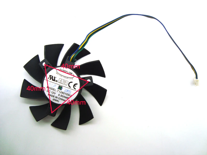 Вентилятор видеокарты MSI T128015SU R4770 HD4770 4PIN PWN| |