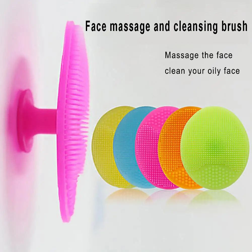 2018 New Silicone Face Pad Brush Exfoliating Skin Pore Scrubber