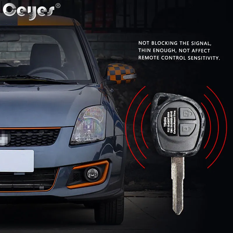 Carbon fiber key cover for SUZUKI (4)
