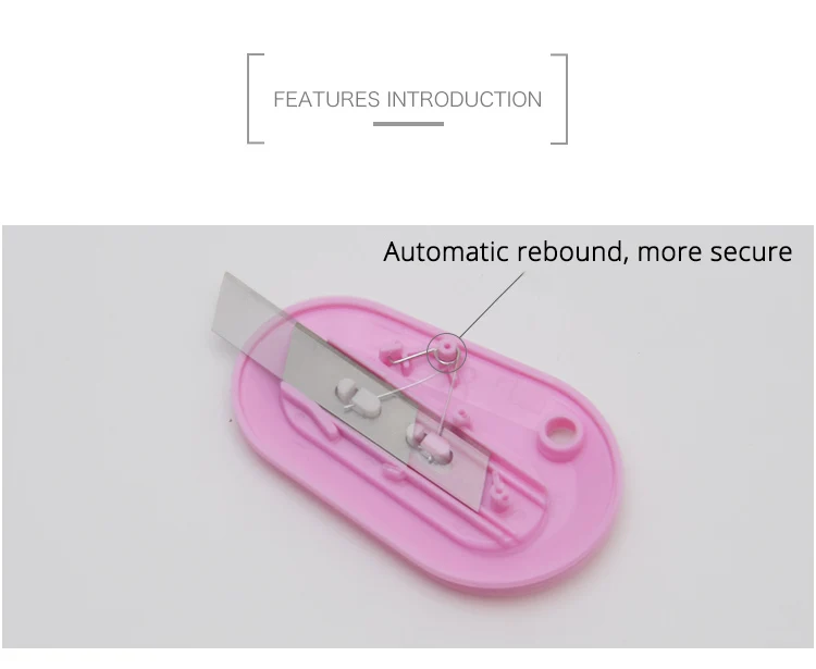 Универсальный мини-нож Красочный офисный портативный нож Безопасный нож для резки бумаги в принтере школьные принадлежности