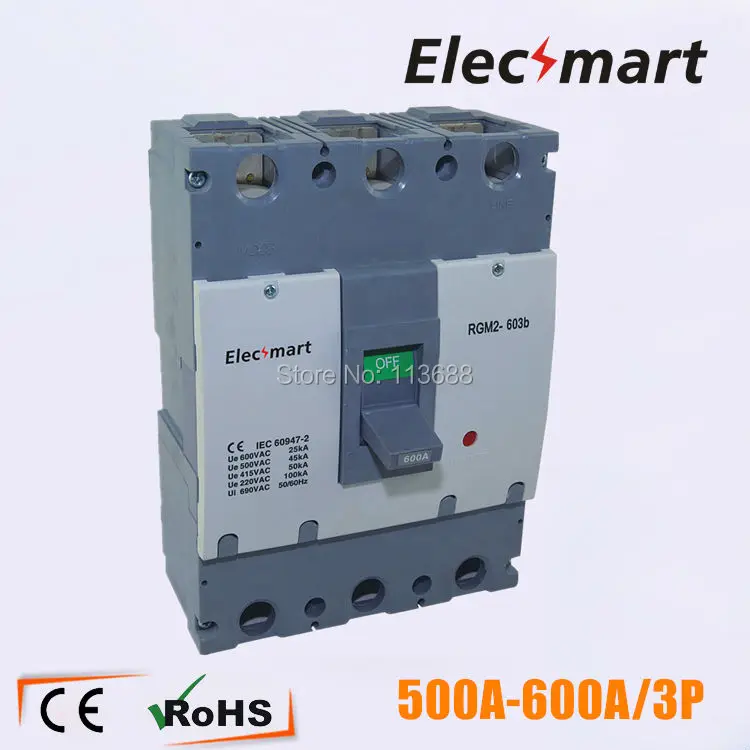 

600A 3P ecomonic type moulded case circuit breaker mccb