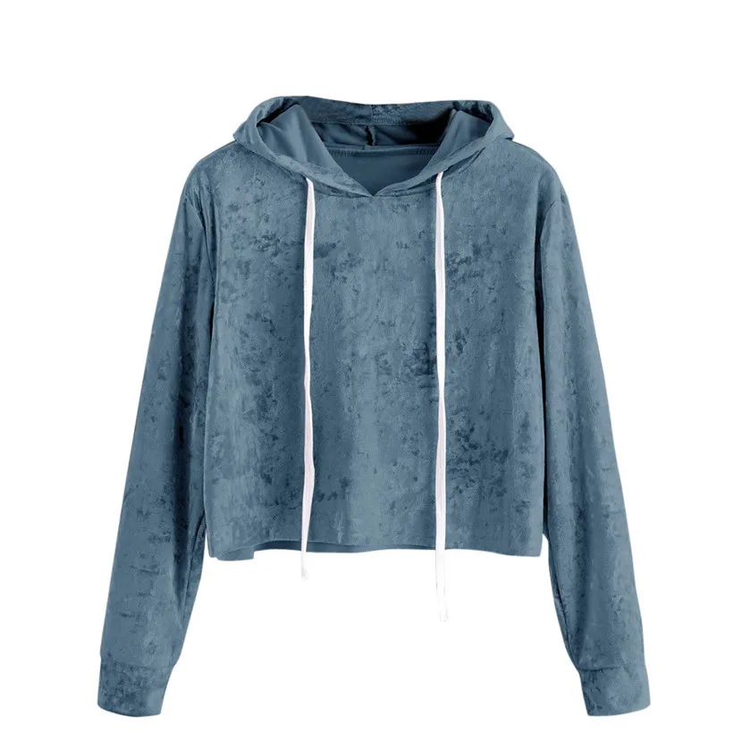 JAYCOSIN Womens Long Sleeve Hoodie Sweatshirt Jumper