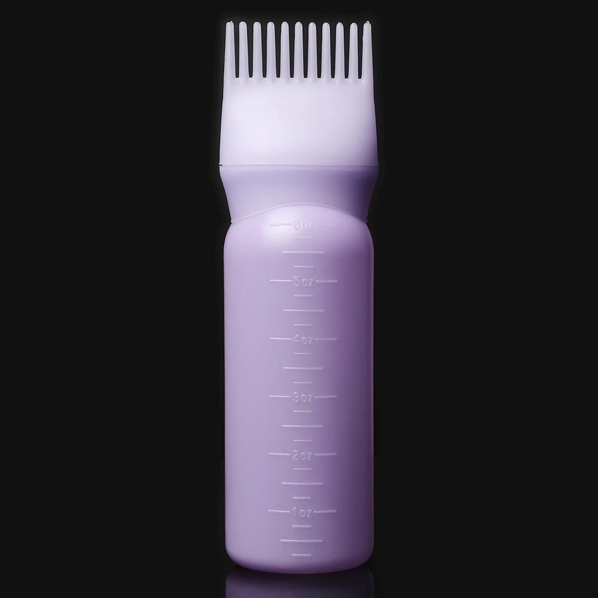 170 мл пластиковый окрашивающий краситель для волос, заполняющий аппликатор для бутылок с градуированной щеткой, набор для дозирования, салонные инструменты для окрашивания волос - Цвет: purple