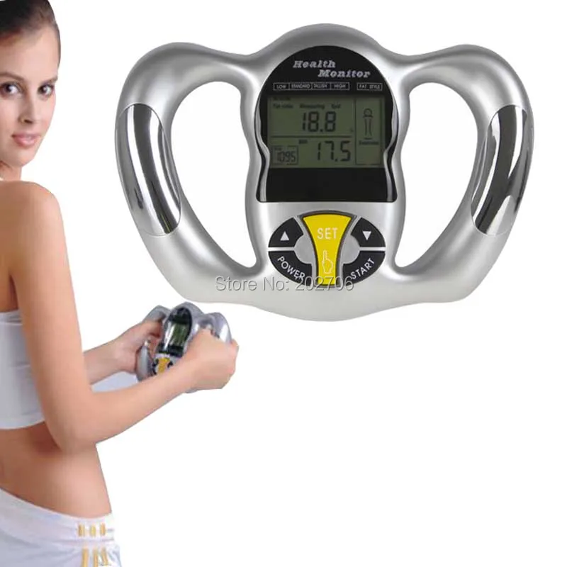 Body Fat Meter Handheld Digital Body Fat Analyzer Health Monitor