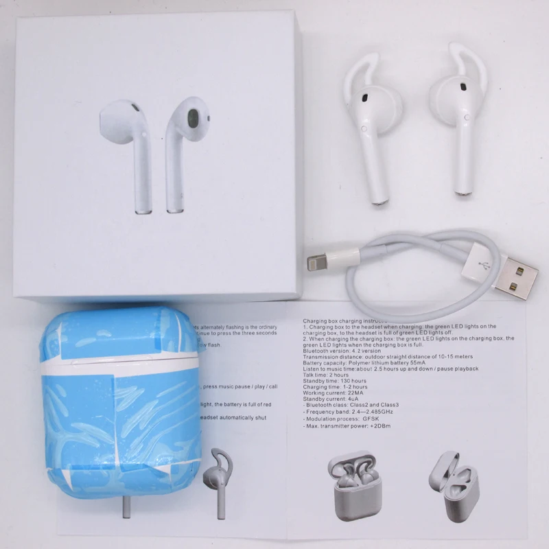 

Afans mini wireless earphone noise canceling headphone bluetooth headset earphones with mic for phone iphone 8 /android xiaomi