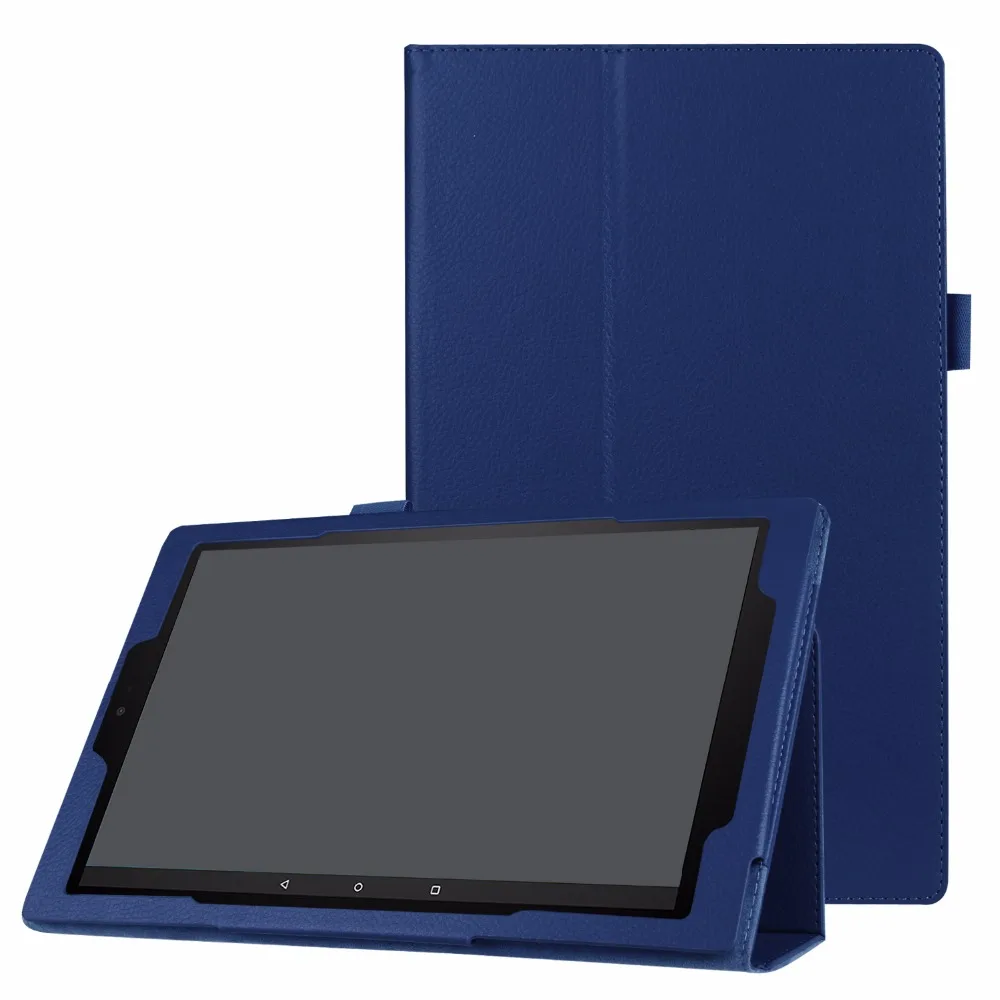 Чехол для Amazon Kindle Fire HD 10 / из искусственной кожи, чехол для планшета, чехол-подставка, оболочка, Стилус+ Защитная пленка для экрана