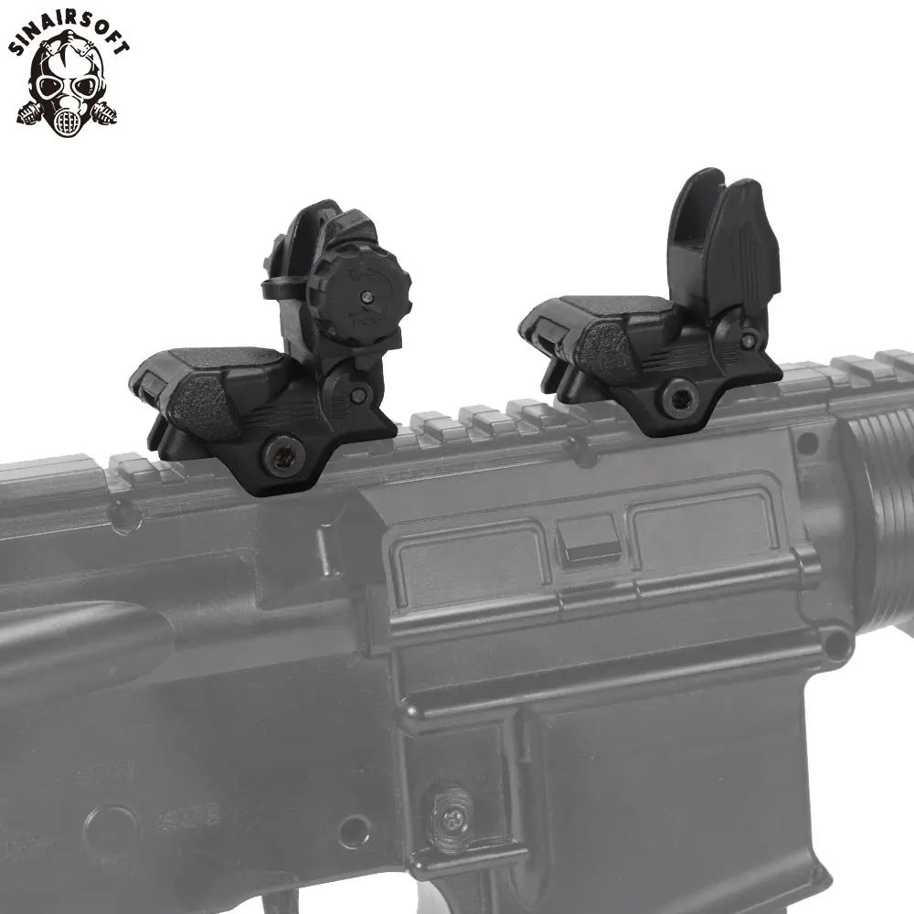 Тактический Складной флип-прицел задний передний прицел крепление переход резервный Железный прицел быстрого винтовки для пейнтбола аксессуары SA4217