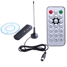 1 комплект цифровой ТВ-тюнер USB 2,0 Dongle Stick ТВ SDR приемник RTL2832U+ R820T DVB-T SDR+ DAB+ FM высокое качество с пультом дистанционного управления