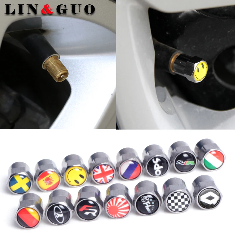 

4pcs car-styling Case for lada opel opc seat fr beth skoda vrs car accessories motorcycle Automobiles car cover car styling