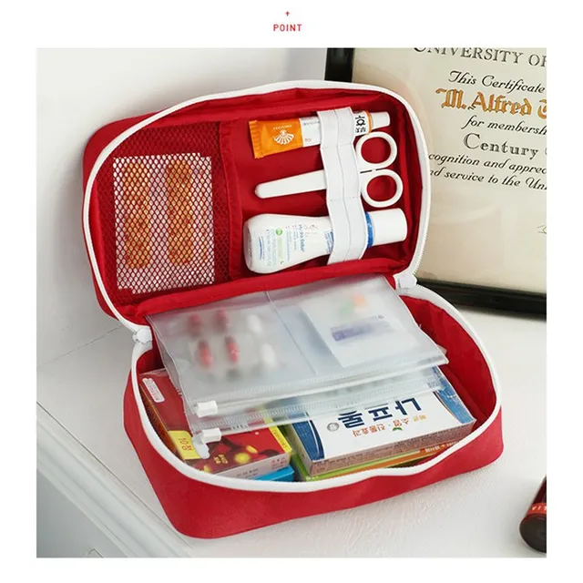 Portable Waterproof Medicament Storage Bag Travel First Aid Bag High