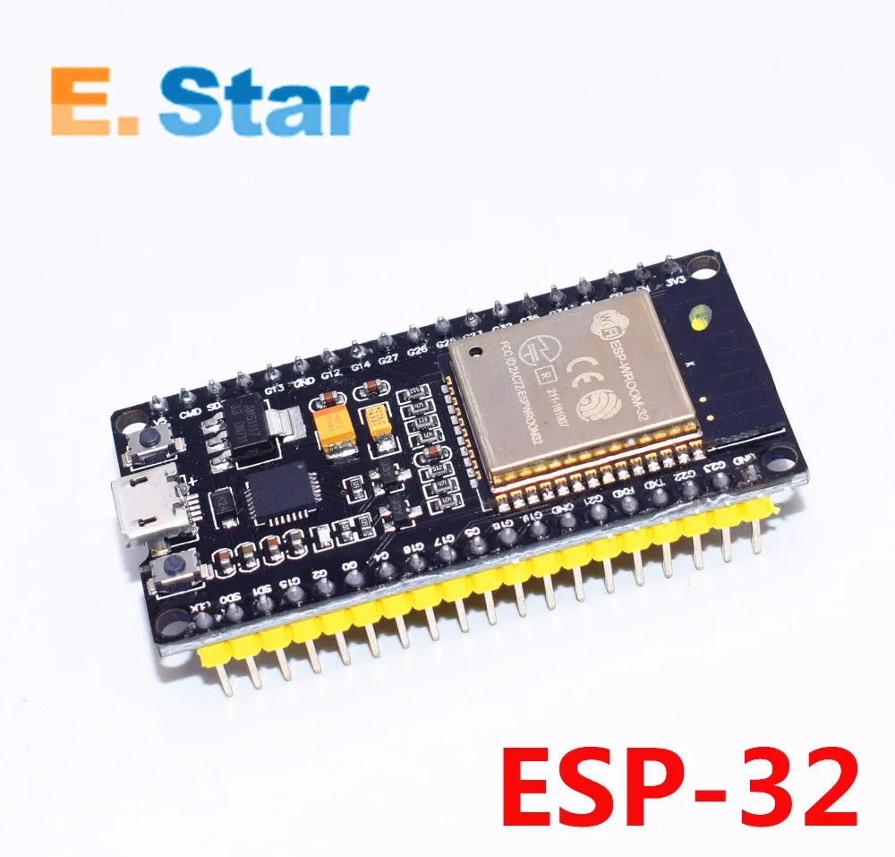 1 шт. ESP-32 ESP32 беспроводной WiFi Bluetooth макетная плата 2,4 ГГц CP2102 микро USB двухъядерный модуль ESP-32S аналогичный ESP8266