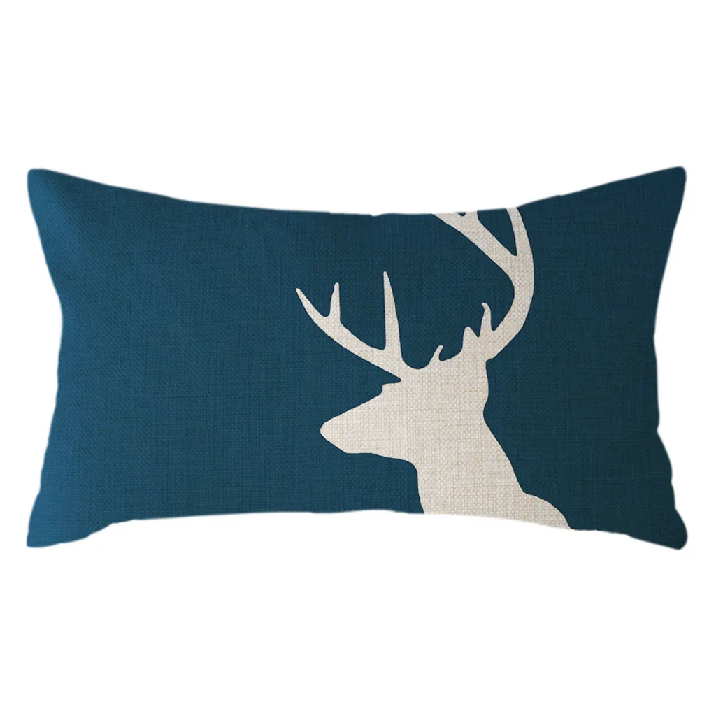 

Nordic Style Cushions Decorative Pillow Cover Deer Grey Black Throw Pillows Case Geometric Cushions Cover for Sofa 30cm x 50cm