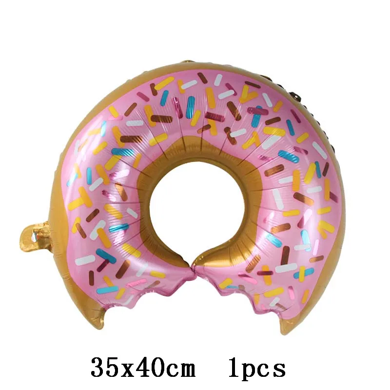 Donut Party Donut Wall Wedding Party Decoration Disposable Tableware Set Ice Cream Party Balloons Kids 1st Birthday Decorations - Цвет: 1pcs balloons 4