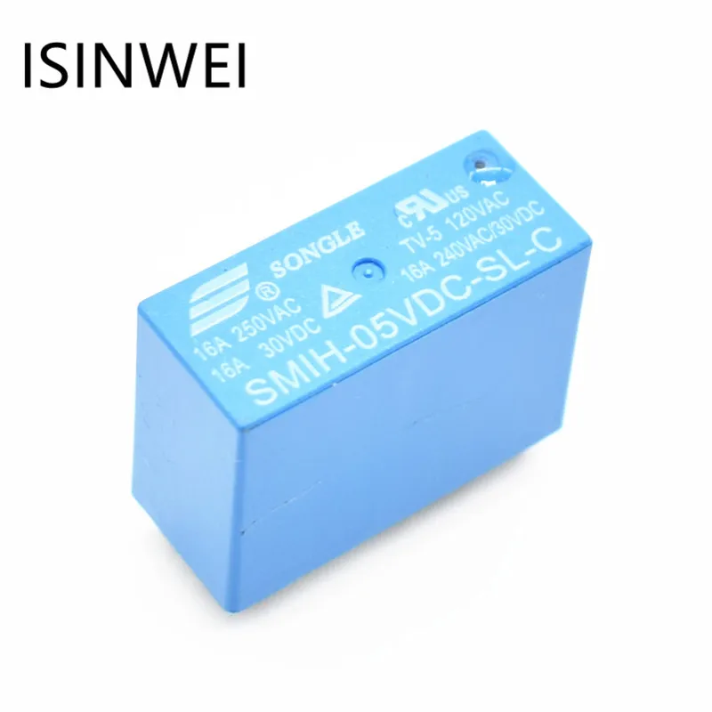 

Power Relays SMIH-05VDC-SL-C 5V 16A 250V 8 pin a set of conversion