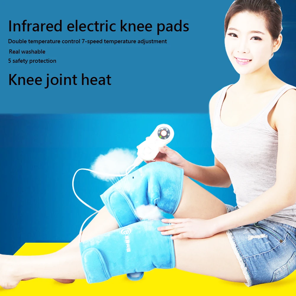 Health Electric far infrared heating pad 1 Pair Heating Knee Pads Warm