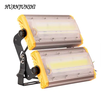 

HUAN JUN SHI Waterproof IP65 100w Modular COB Led Flood Light 8000 lumen Led Tunnel Square Light Projector Light 220V 10pcs/lot