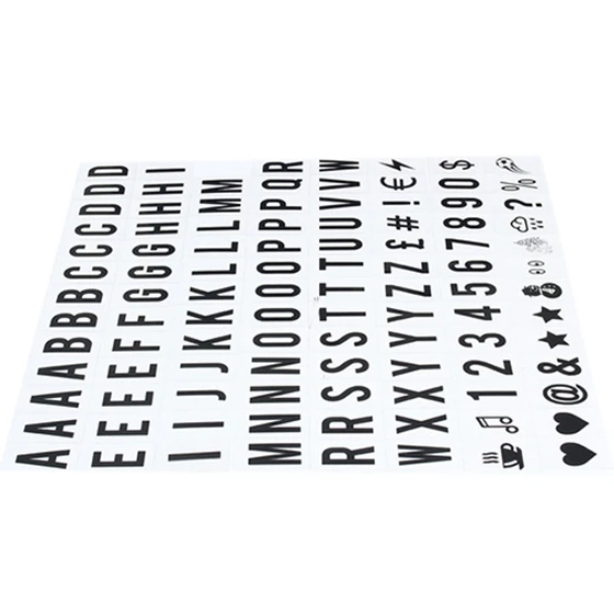 104pcs Cinematic Lightbox Replacement Letters & Numbers Signs