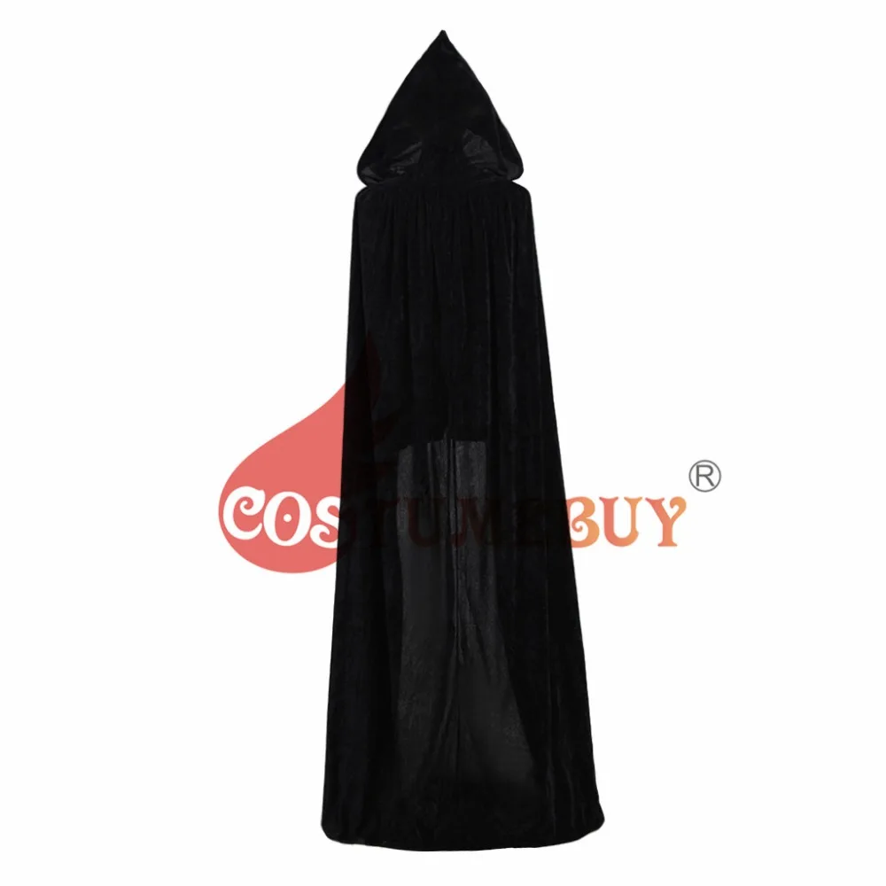 CostumeBuy Толстовка-Мантия плащ пальто Wicca халат средневековый Плащ шаль Хэллоуин косплей вечерние ведьма колдун Ларп костюмы s-xl T15