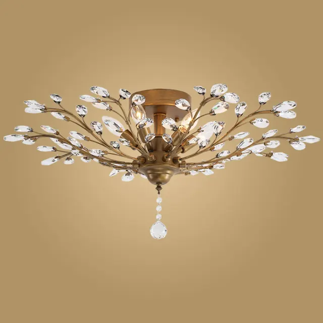 Buy Modern Crystal Ceiling Light Fixtures for Bedroom