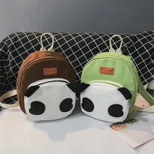 Детский рюкзак с рисунком панды для маленьких девочек и мальчиков, рюкзак на молнии для маленьких мальчиков и девочек, детские сумки