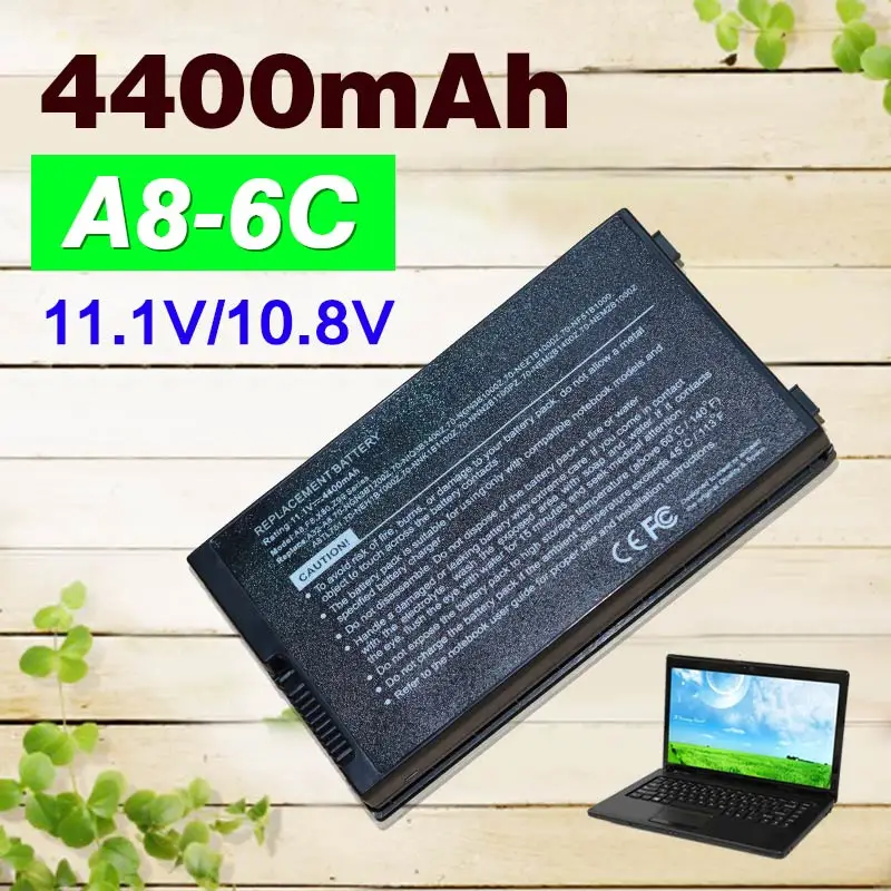 

4400mAh 11.1v battery For ASUS A32-A8 X83Vm Z99 Z99D Z99Dc Z99E Z99F Z99H Z99He Z99J Z99Ja Z99Jc Z99Je Z99Jm Z99Jn