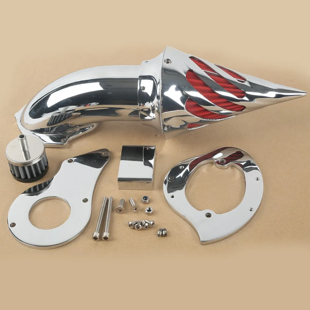 

Chrome Air Cleaner Kits Intake Filter For Honda Shadow VLX 600 VLX600 1999-2012