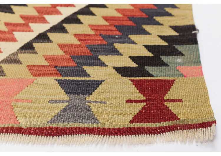 Видение вкус индейки шерсть ручное плетение Nation Wind Непрерывная система микс гость коллекция ковер Tapestrygc193kilimyg40