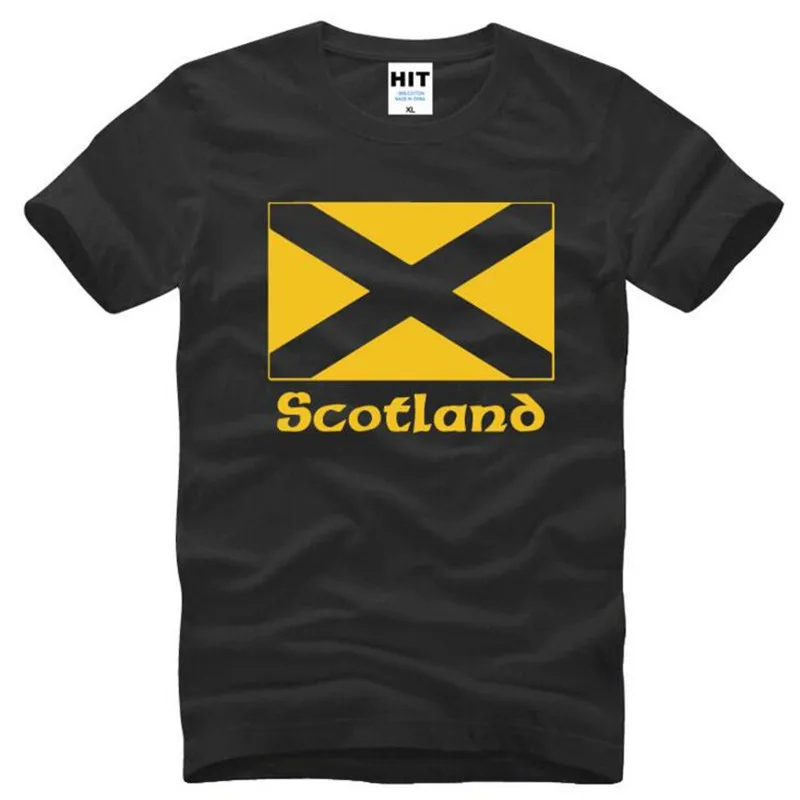 New Designer Scottish Scotland Flag Printed T Shirts Men Summer Style