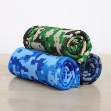 Спорт на открытом воздухе полотенце s камуфляж печать Йога фитнес полотенце волокно быстросохнущее одеяло для ванной бассейн