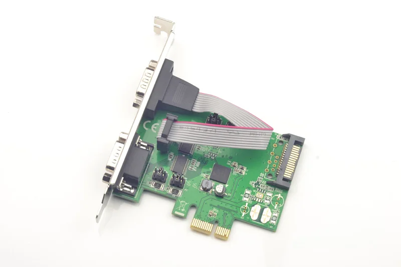 2 порта Последовательный RS232 PCI Express карта расширения DB9 COM адаптер XR17V352 чипсет|rs232