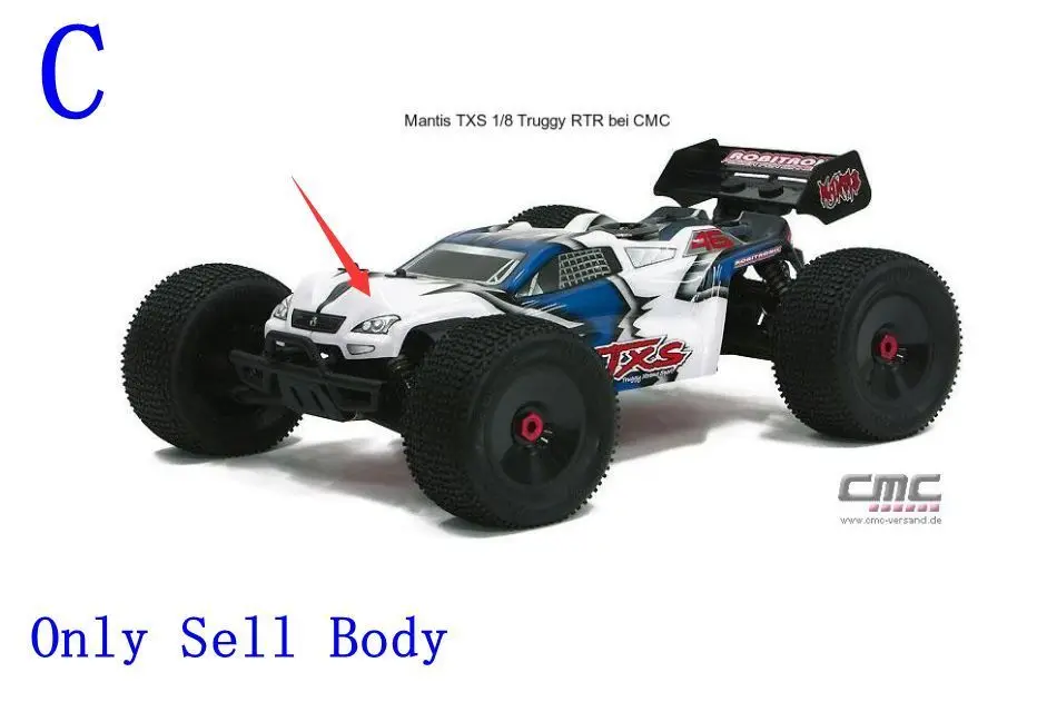 1/8 Корпус кузова грузовика на радиоуправлении для HPI racing MRRMR rontronic kyosho|Детали и