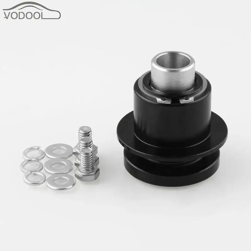 

VODOOL Universal Aluminum Alloy 360 Degree Car Steering Wheel Quick Release Disconnect Hub Adapter Auto Steering-wheel Snap Off