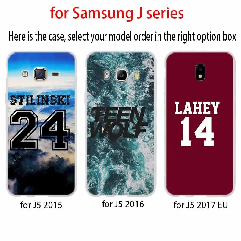 Чехол Teen Wolf для телефона Samsung Galaxy j6 J8 J7 J5 J3 J4 Plus 2018 2017 2016 J610 Prime мягкий силиконовый