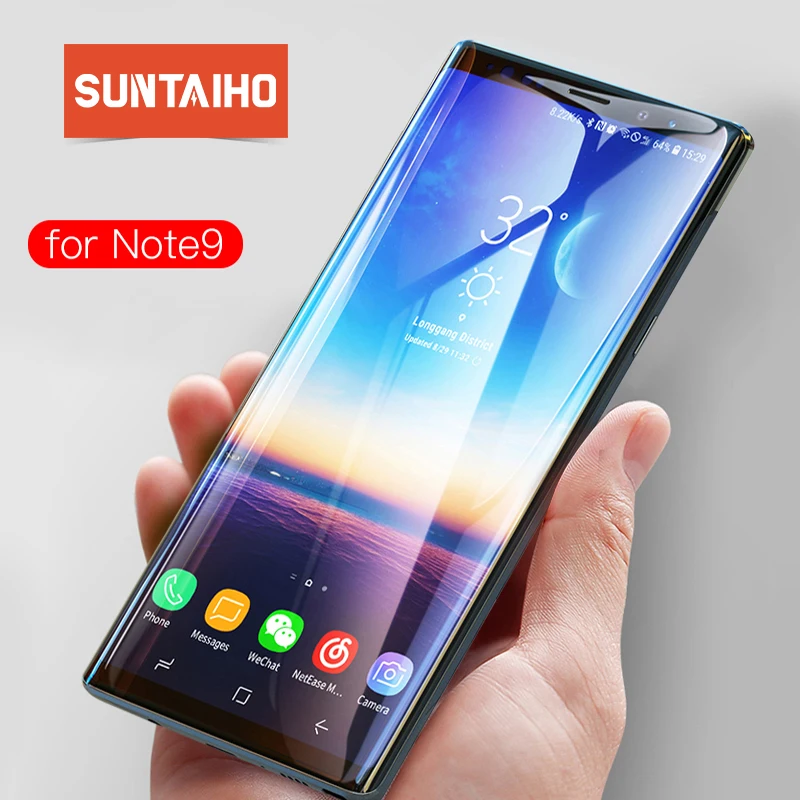 Suntaiho 3D Tempered Glass for Samsung Galaxy Note9 Galaxy S9 plus Full Cover Screen Protector Galaxy A8 A9star Note8 A6 S8 film Suntaiho 3D Tempered Glass for Samsung Galaxy Note9 Galaxy S9 plus Full Cover Screen Protector Galaxy A8 A9star Note8 A6 S8 film