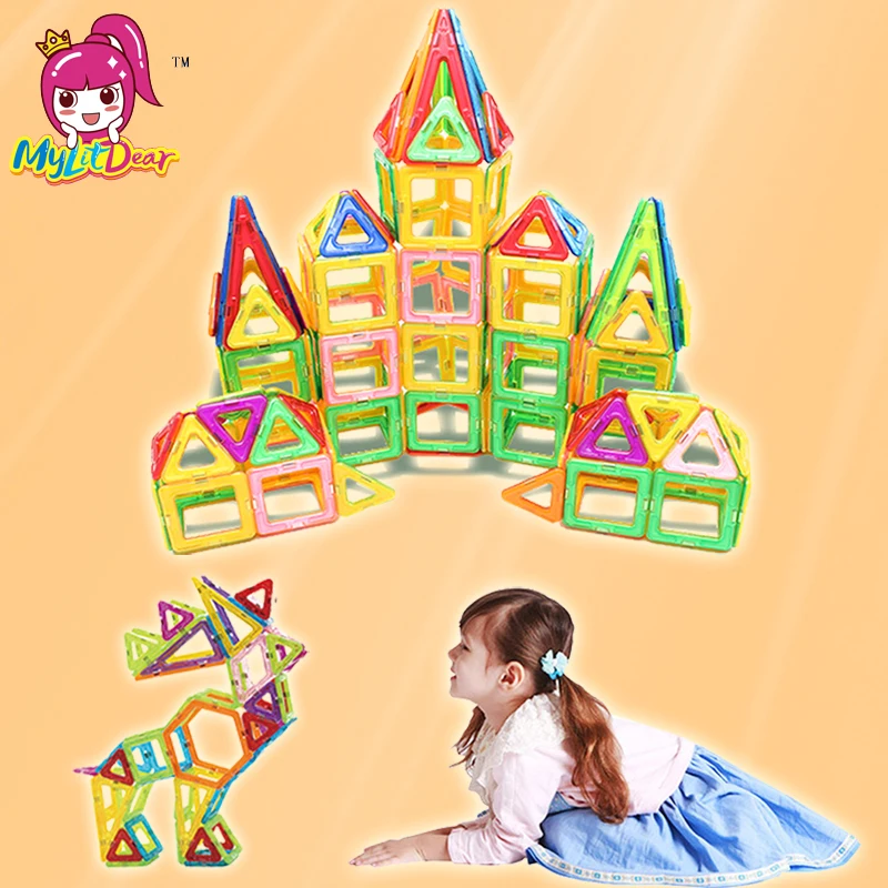 60 шт. Детский конструктор Магнитный грузовик|toys for|toys for kidstoy truck |