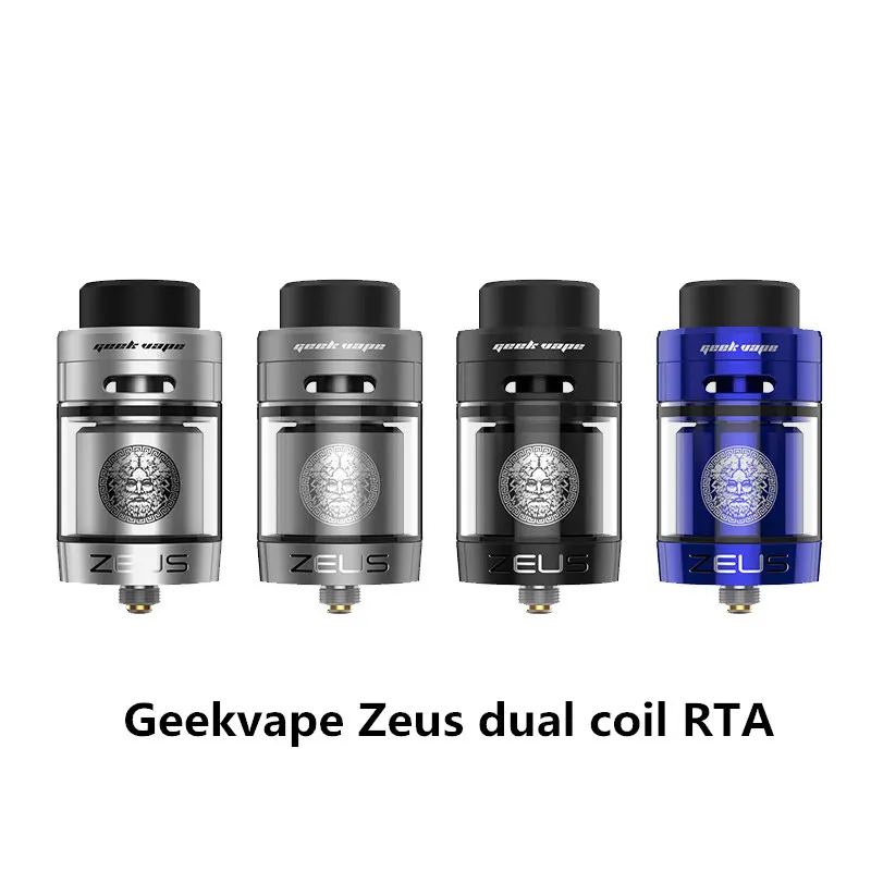 2pcs/lot Original Geekvape Zeus dual RTA Zeus RTA Dual coil version 5.5 ml RTA zeus atomizer leak proof top airflow system цена 2pcs/lot Original Geekvape Zeus dual RTA Zeus RTA Dual coil version 5.5 ml RTA zeus atomizer leak proof top airflow system цены онлайн