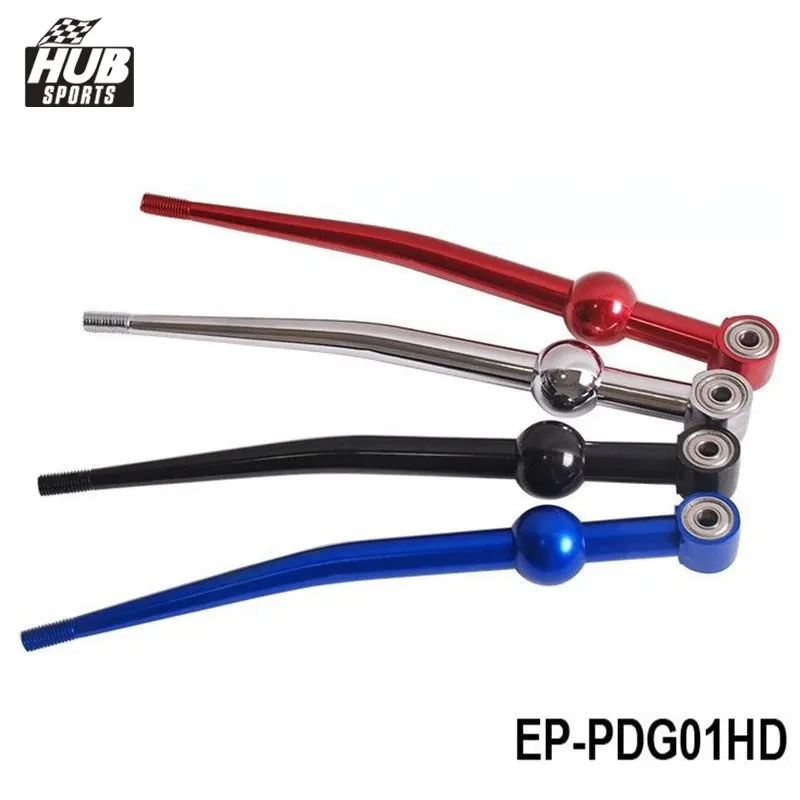 

For Honda Civic CRX Del Sol Acura Integra Red Aluminum Single Bend Short Throw Shifter HU-PDG01HD