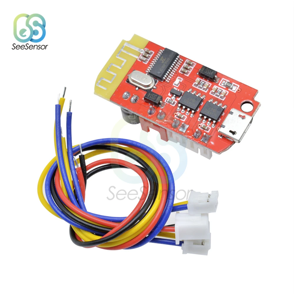 

DC 5W Digital Audio Amplifier Board Double Dual Plate Bluetooth Speaker Modification Sound Micro USB DIY Electrical Components