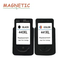 2X PG440 PG-440 441 compatible Ink Cartridge For Canon PIXMA MX374 MX394 MX434 MX454 MG3240 MG3540 inkjet printer pg440xl 441xl