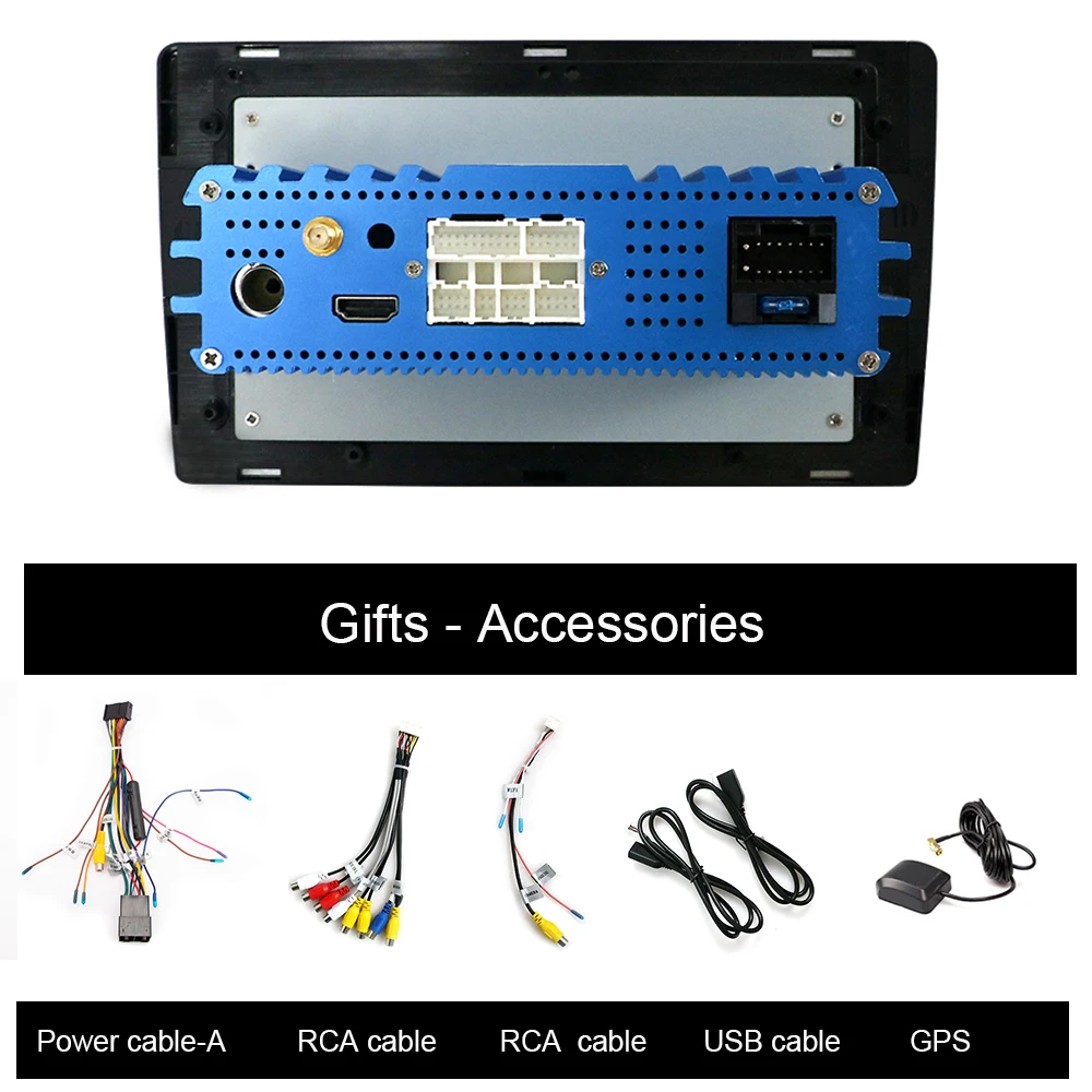 Excellent 9/10 inch Android 8.1 universal Car Radio 2 din android car radio DVD Player GPS NAVIGATION WIFI Bluetooth Rear CAM 8 cores T8 5