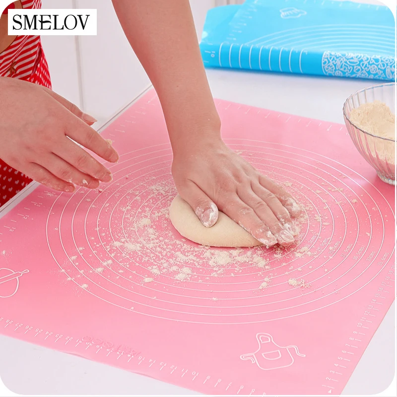 

65x45cm Non-Stick Silicone Baking Mat Kneading Dough Pad Paste Flour Table Sheet Heat Resistant Pastry Mat kitchen baking tools