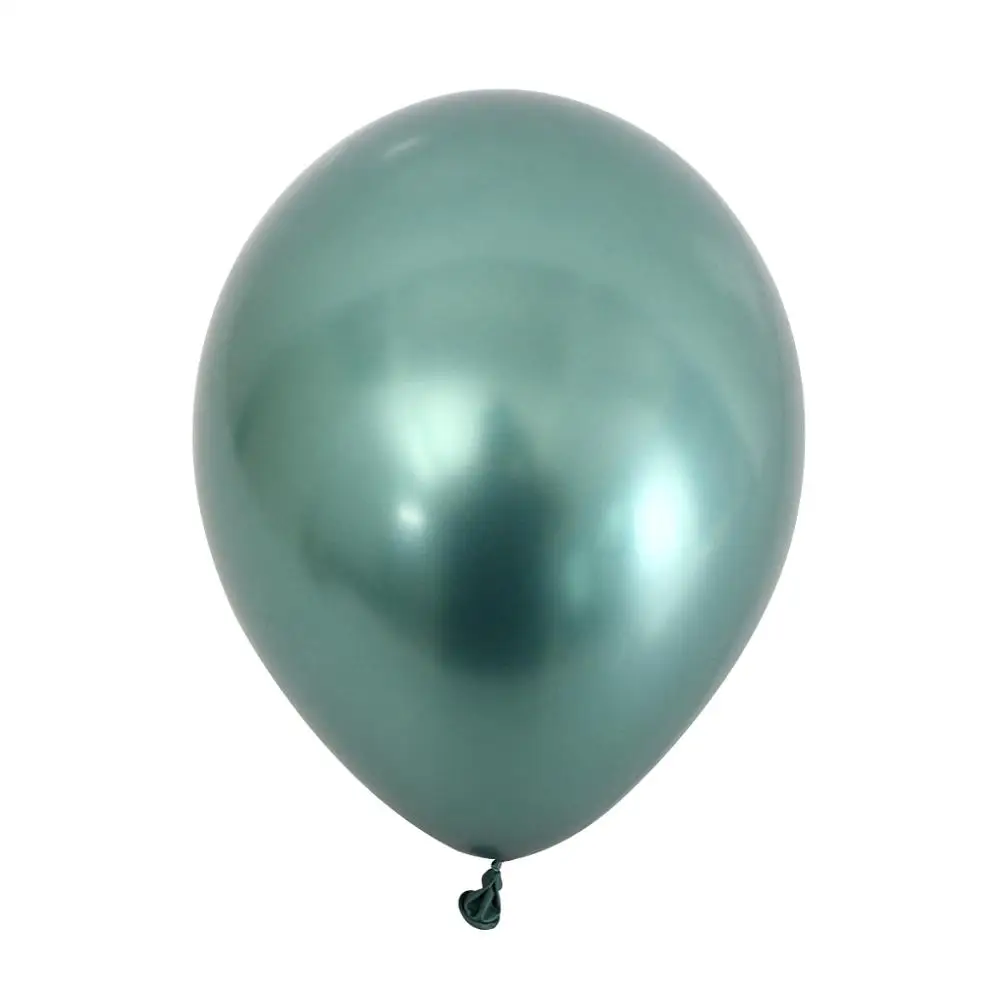10 шт. 10 дюймов металлические темно-зеленые шары из латекса цвета металлик перламутровые металлические воздушный шар Globos Свадебные товары для дня рождения воздушный шар