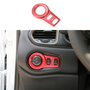 

Car Inner Head Light Switch Frame Cover Trim Alloy For Jeep Cherokee 14-17